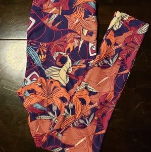 TC Disney Maleficent Floral LuLaRoe legging